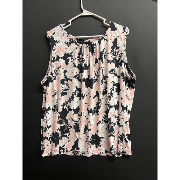 Calvin Klein Collection Tops - Calvin Klein Women's Pleated Neck Sleeveless Cami Top sz 2X